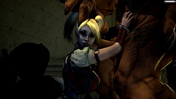 guro porn, harley quinn guro, harley quinn, sfm suicide squad