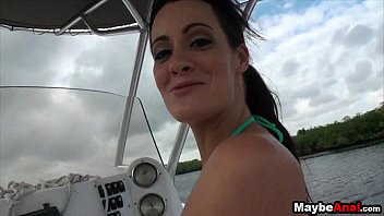 Video First time anal on a boat Mandy 1