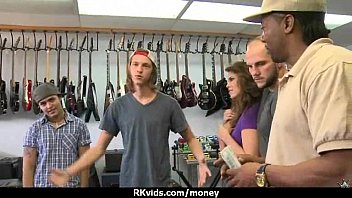 Amateur hottie takes cash for public sex 20