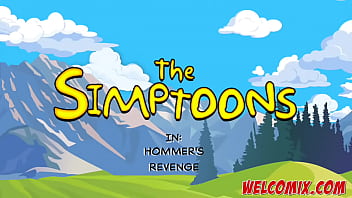The Simptoons Sneaking Behind The Door Simpsons Porn
