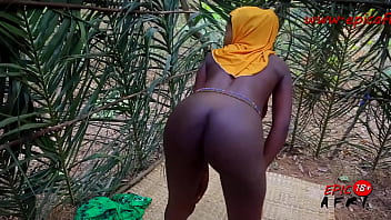 Ebony Hijab Slut Gets...