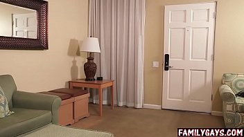 Angry step dad fucks his gay stepson