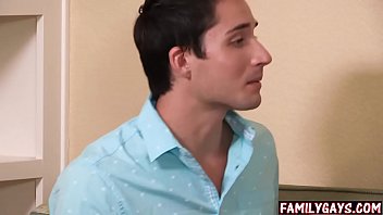 Angry step dad fucks his gay stepson