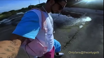 Big Dick Gotti Fucks Hard Outdoor Lightskin Cum Dump...