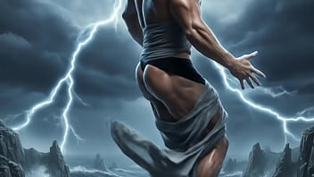 Hot guy became hard !