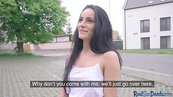 Cheap amateur slut POV public fucked outdoor 4 cash