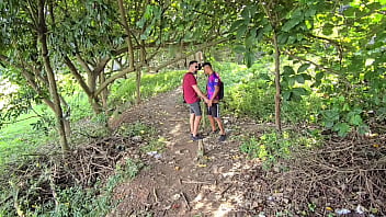 Orgy on the trail - Hot whore in the bush - Part 01