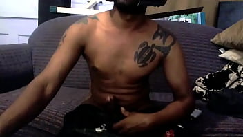 Str8 Sexy Black Aussie Vikash Jerks Off For Girls And Cums