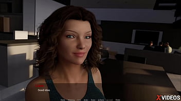 Milf Sofa-Quetschung im Schweißfilm