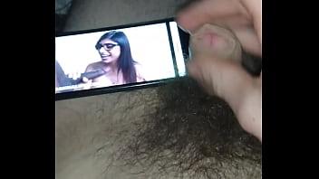Jerking off inferior to super sexy hot perfect asian goddess mia khalifa worshipping the superior bbc...