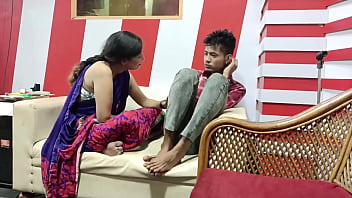 Big Boobs Hot Indian MILF Fuck Her Stepson With Passion