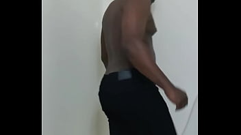 Enjoying the sound of the bathroom while roleplaying taking a shower in jeans 1