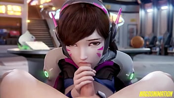 cumshot, overwatch, hentai, blowjob