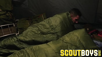 ScoutBoys - Austin Young fucked outside in tent by older