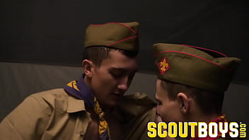 ScoutBoys - Austin Young fucked outside in tent by older