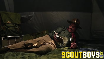 ScoutBoys - Austin Young fucked outside in tent by older
