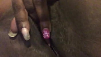 Black bitch pussy play