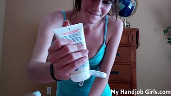 Video Chloe gives you a POV handjob with both hands