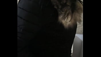 Uggs Boots, funny camel-toe and an old down-jackets are ready for fun!