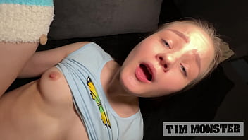 FIRST SEX WITH STEPSISTER AND HER FIRST ORGASM  