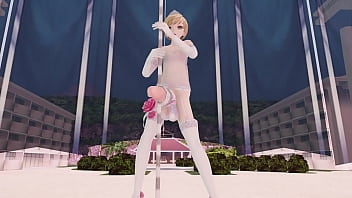 misteltein, mmd, closers, pole dance