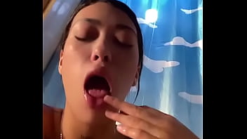 Pukefest for sexy petite Latina teen