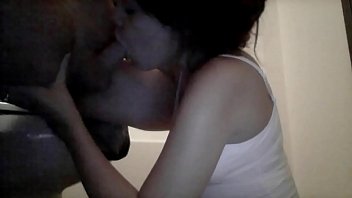 Girl Gags On Nuts And Fingers Herself...