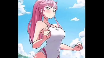 darling in the franxx paseo en la playa
