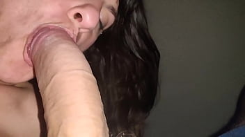 salope, amateur, oral creampie