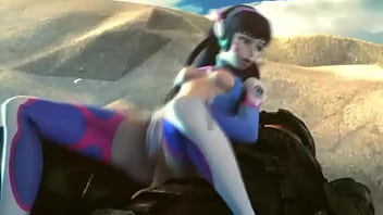 overwatch, creampie, vaginal, d va