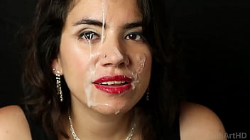 After Party Facial With A Big Smile Cumplay And Swallow...