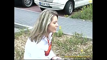 german teen picked up for first anal