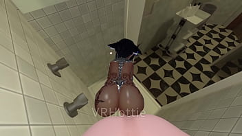 VRChat ERotic POV Ebony Shower Adventure