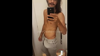 De Pau Duro No Provador De Roupas Juan Calabares...