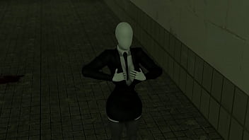 undress, boobs, slenderwoman, faceless