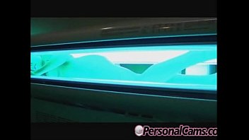 Big tit amateur masturbating on a tanning bed404[11]