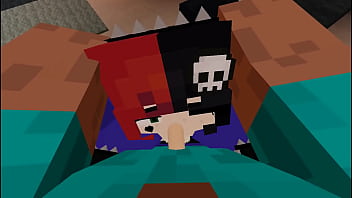 Clip sex Gothic girl can't control herself and fucks me sensually / Minecraft Jenny Mod