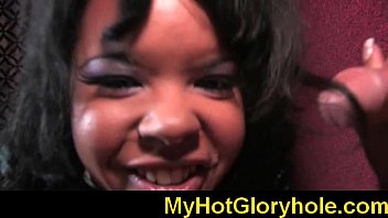 Gloryhole Initiations Amazing babe sucking big cock 5