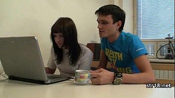 Hot horny dp'd teen slut