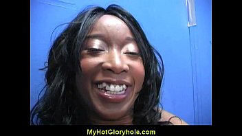 Intiation in the art of gloryhole blowjob 21