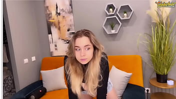 Rubia Tetona En Transmision Cachonda...