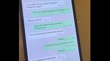 Me enteré que mi novia me engaña con dos negros por WhatsApp (cuckold)