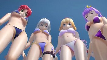 hentai, 3dcg, mmd, touhou