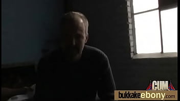 Busty Ebony Gets A Whole Load Of Cum 3