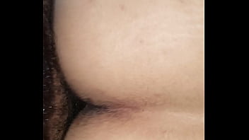 wet, pussy, hairy, creampie