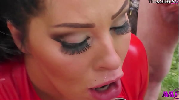 Extreme Garten Spermaparty für BBW Pornostar Ashley Cumstar mit 20 Typen