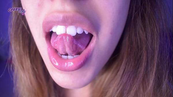 Long tongue- spit, licking and sucking my fingers