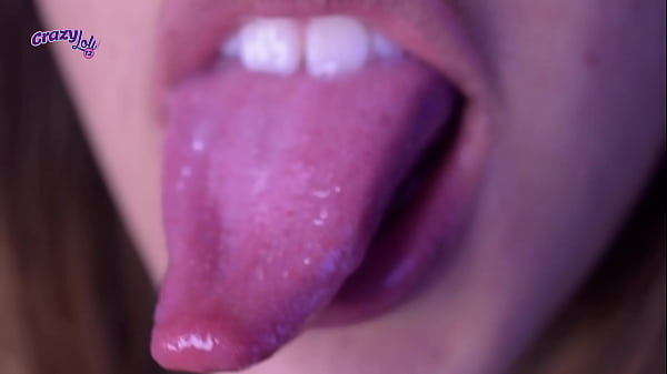 Long tongue- spit, licking and sucking my fingers