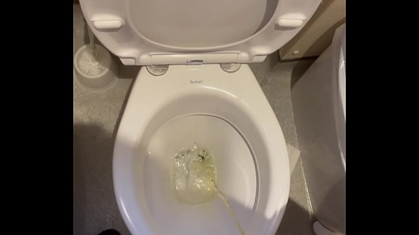 Pissing in bathroom Thumbnail