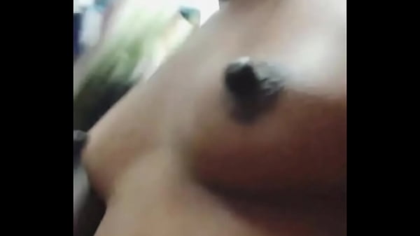 African girl with shower and finger herself, squirting and moaning